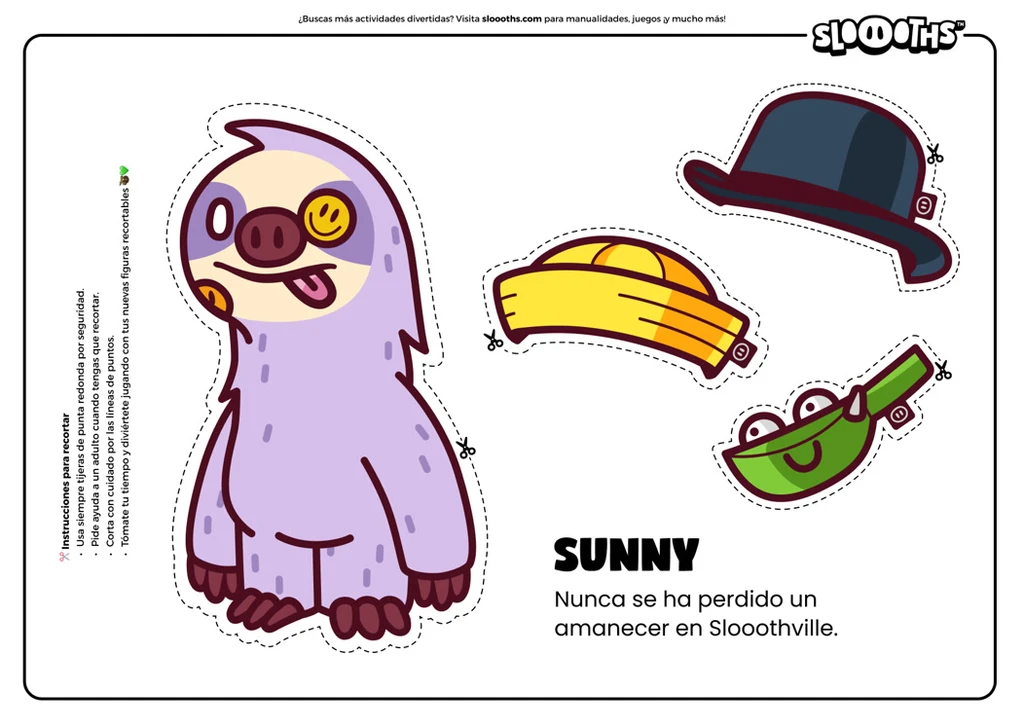 Lámina recortable de Sunny