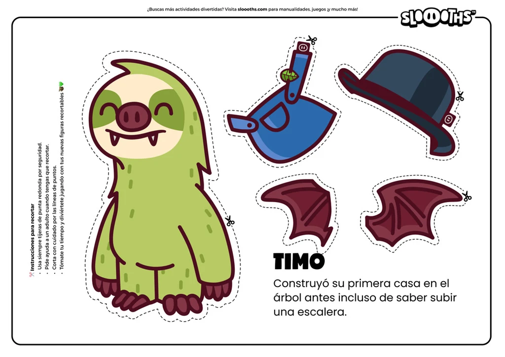 Lámina recortable de Timo