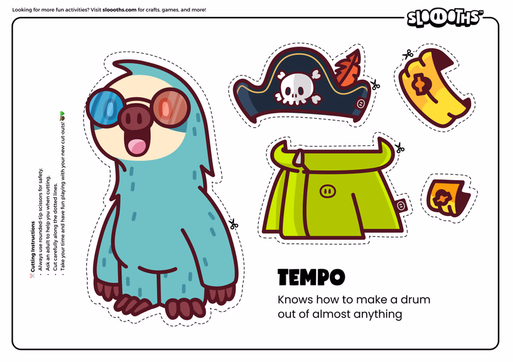 Tempo cutout sheet