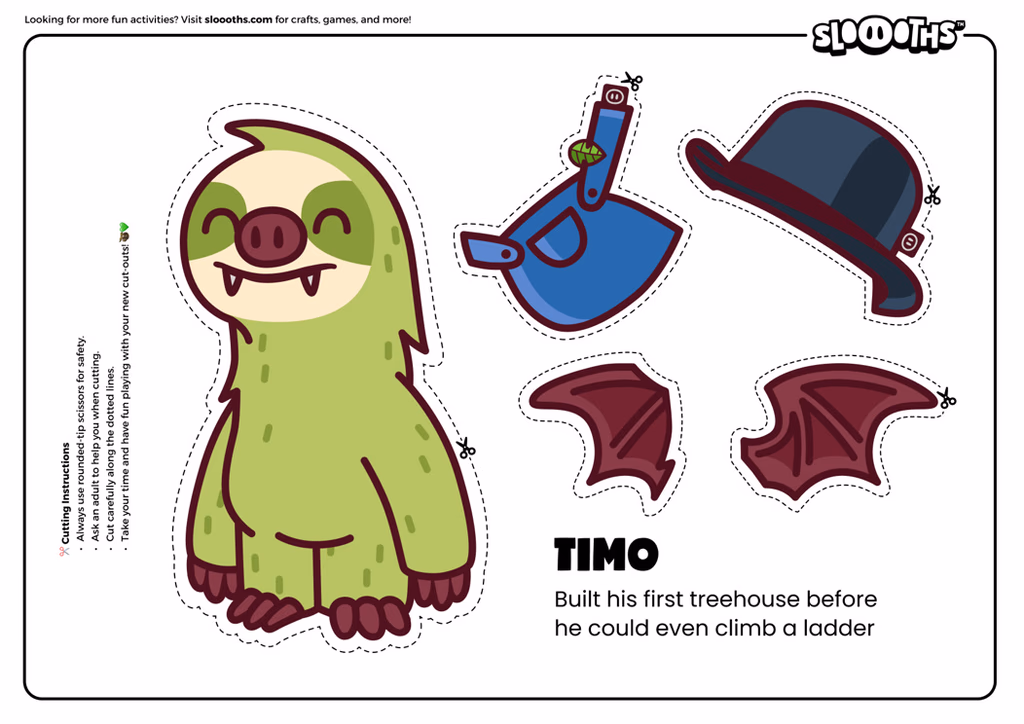 Timo cutout sheet