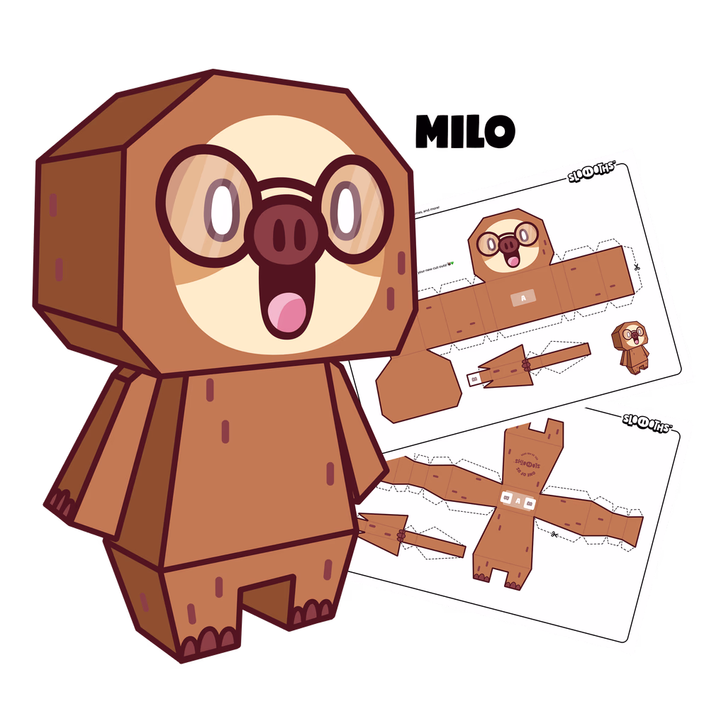 Milo papercraft