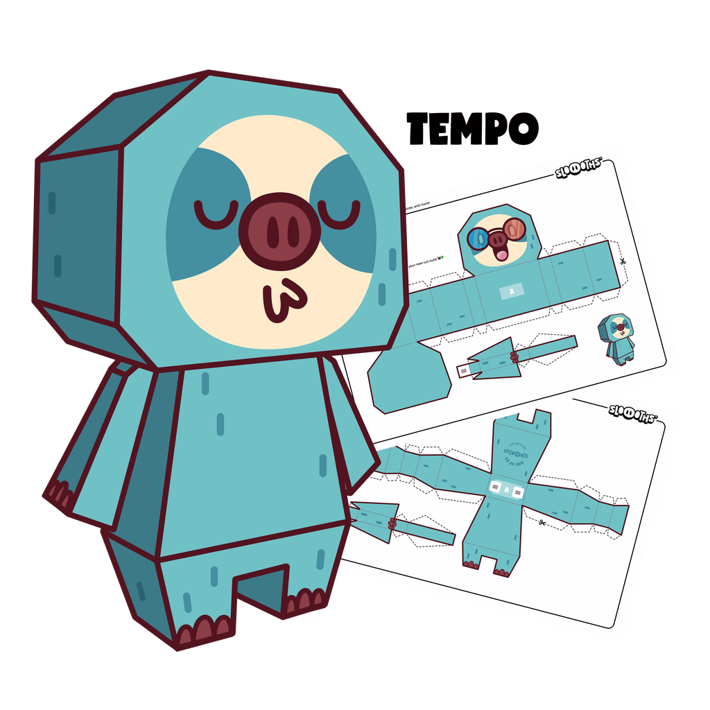 Tempo papercraft