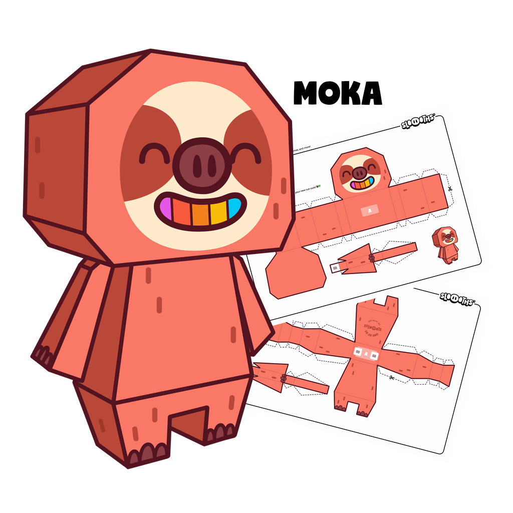 Moka papercraft