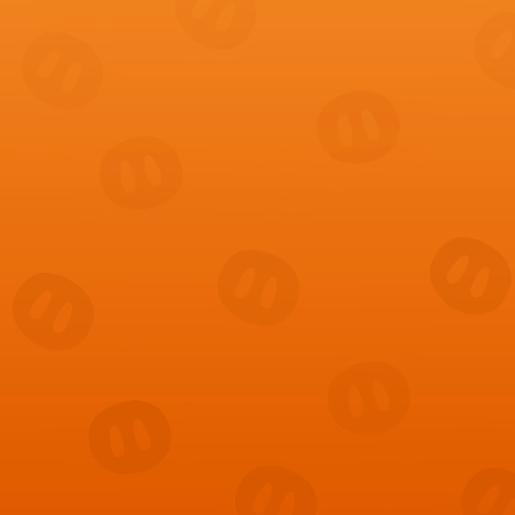 orange background