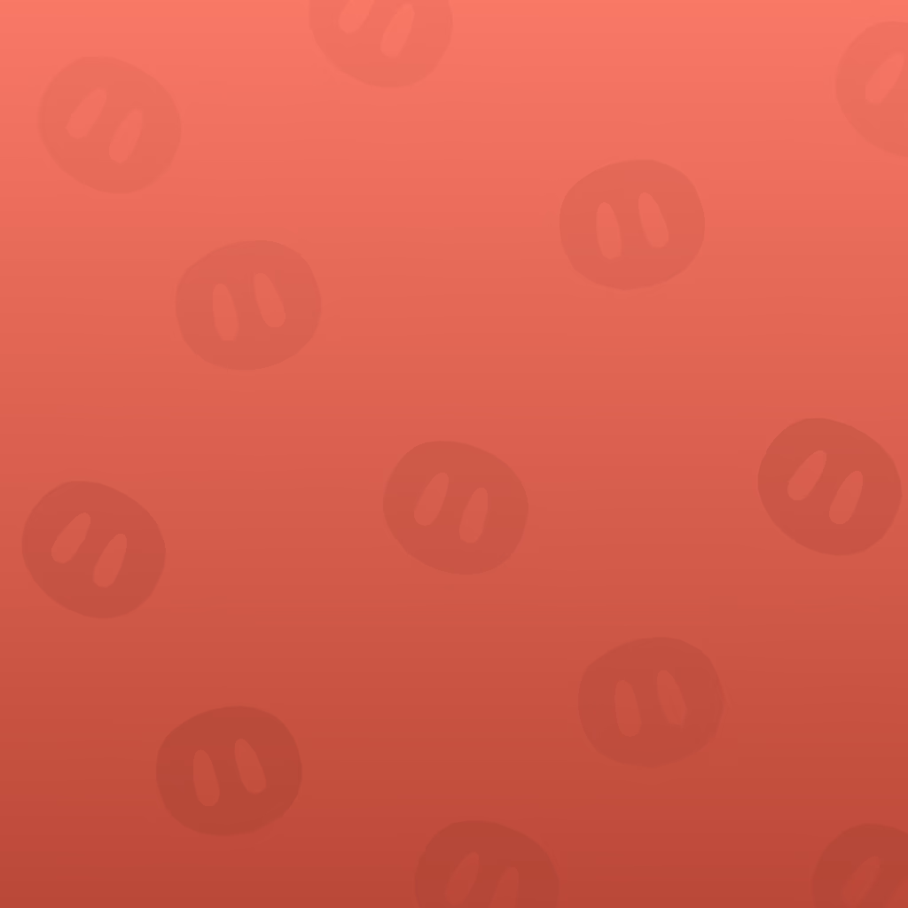 red background