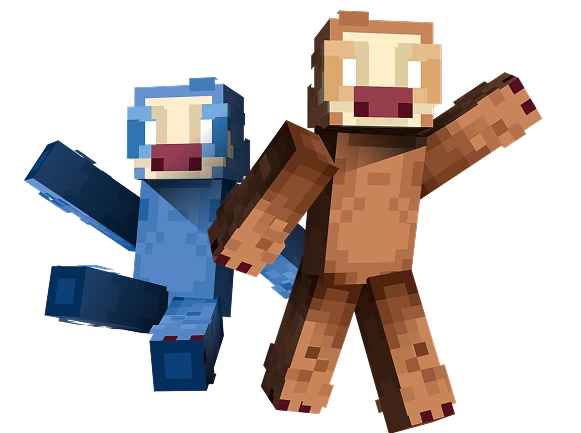 Sloooth Minecraft choco character