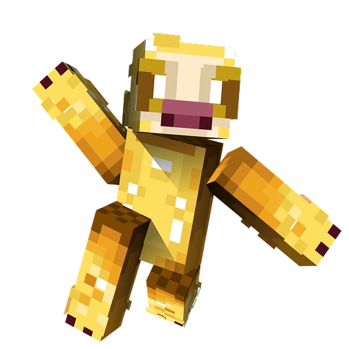Sloooth Minecraft gold character